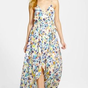 June & Hudson High Low Maxi Floral Wrap Dress